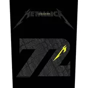 Metallica Charred M72 Našitek za šivanje 36 x 30 cm