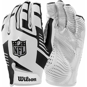 Wilson NFL Stretch Fit Receivers Rukavice White/Black