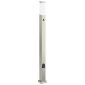 vidaXL vidaXL Stebriček s senzorjem in vtičnico 110 cm nerjaveče jeklo IP44, (5000297000)