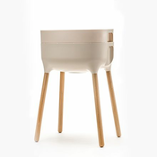 Plastia notranji cvetlični lonec Tall growing container EU, ivory