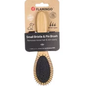 FAMINGO Dvostrana cetka od bambusa Babu - S - 19x5,2x5,5cm