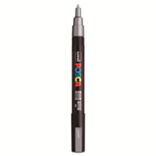 UNI Marker Uni PC-3M POSCA, Srebrna