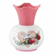 Lampe Berger Katalitična svetilka Paris, Messagere de l´Amour, belo/roza, višina 14 cm