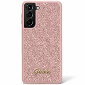 Guess Ovitek Guess za Samsung Galaxy S23 Plus – Pink Glitter