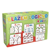 PIKOM Edukativna igracka Slažem logicno, 4 dela