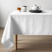 Nikcorp Enkratni prt komplet 16 kos PEVA vodoodporen, bel 137 x 274 cm, zaščita mize za piknik žar piknike poroke dogodki, možnost likanja pri nizki temperaturi, odporen na olje