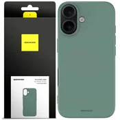 Spacecase SILIKONSKI OVITEK SPACECASE ZA IPHONE 16 PLUS TEMNO ZELEN OVITEK, (21967235)