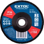 EXTOL Lamelni disk, poševni korund, premer 150 mm, P36 8803481