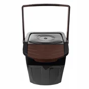 shumee Koš za sortiranje odpadkov EcoBox 1 rjav