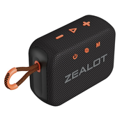 Bluetooth zvočnik Zealot Nomad 10W - vodoodporen prenosni zvočnik z HiFi zvokom in močno baterijo