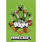 Astra Skicirka A4 »Minecraft« 20 listov 100 g/m2 – blok papirja za risanje, 106026002