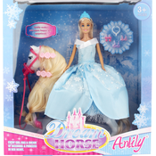 Mt lutka snježna princeza s konjem