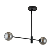 Lestenec na drogu ORO 2xG9/12W/230V črna/siva