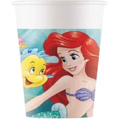 Ariel mala morska deklica 8-delni komplet papirnatih kozarcev 200 ml