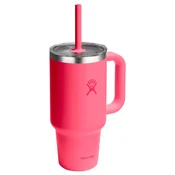 Termo skodelica Hydro Flask 32 OZ Travel Tumbler Clear Lid Popstar Pink