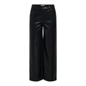 Only Ženske pantalone Madison, Široke nogavice, Crne