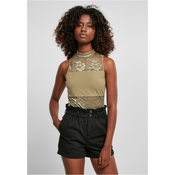 Womens Lace Body Khaki