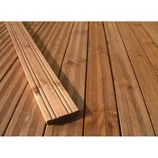 Terasna deska rjava barva impregnirana 14,4 cm x 2,7 cm x 300 cm