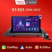 Junsun V1 Pro 4G 64G Android 10.0 4G Car Radio Multimedia Player For BMW X3 E83 2004-2012 GPS Navigation no 2din dvd autoradio