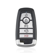 CAR 888 ACCESSORIES Kucište oklop kljuca 5 dugmeta za Ford Edge 2018-2020/Ford Explorer 2018-2020/Ford Fusion 2017-2020/ crno-sivo