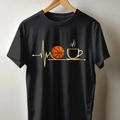 Camiseta Muška majica sa štampanim printom Cam 4010, Crna