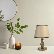 Opviq Stona lampa E27 Socket, Zlatno-Krem