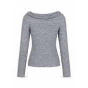 Vero Moda Ženska majica Esther, Siva