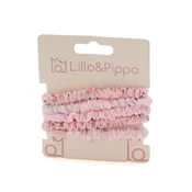 Lillo&Pippo gumica za kosu roze vockice