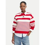 Tommy Jeans Jopa DW0DW22824 Rdeča Regular Fit