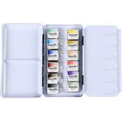 Set akvarelnih barv MAIMERI Maimeri Blu - potovalni set 12 polovičk