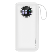 Powerbank Dudao K15sW 10000mAh USB-A/USB-C 22.5W with USB-C/Lightning Cable white