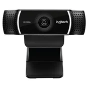 Logitech C922 Pro Stream Web kamera, Full HD 1080p, Crna