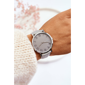 Womens watch ERNEST with analogue strap Grey