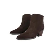 L37 HANDMADE SHOES Gležnarji ITS NOT THE SAME temno rjava