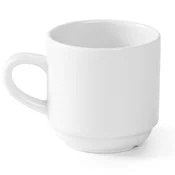 Hendi Hotelska skodelica za kavo in čaj Optima, bel porcelan, 230 ml, komplet 12 kosov - 770962