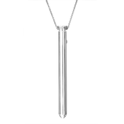 Crave Vesper Vibrator Necklace Silver