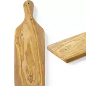 shumee Servirna deska iz olivnega lesa z ročajem 400 x 140 x 18 mm - Hendi 505250