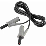 VOLTCRAFT Visokofleksibilni varnostni merilni kabel [lamelni vtič 4 mm-lamelni vtič 4 mm] 1.5 m črne barve MSB-501 10 A