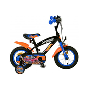Dječji bicikl Hot Wheels 12 crno-plavo-narančasti