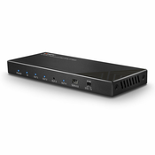 Lindy 38236, HDMI, 4x HDMI, 3840 x 2160 pikseli, Crno, Metalno, 4K Ultra HD
