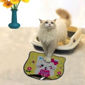 Aberto Design Prostorika za toalet za macke Kdkafa0063, 40 x 50 cm, Žuta