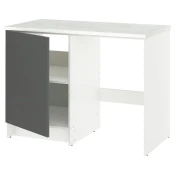 KNOXHULT Podni element s vratima i nišom, tamnosiva, 120x61x91 cm