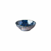 Modra keramična skleda MIJ Copper Swirl, o 13 cm
