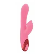 Vibes Of Love Snail Vibrator, Silikonski, 2 motora, 7 modova vibracije, 14 cm, Roze