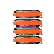 toner123 Komplet HP 504X + HP 504A (C,M,Y)/CE250X + CE251A + CE252A + CE253A/Laserjet 3525, 3530 kompatibilni tonerji (4) - črna, cyan, magenta, rumena