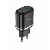 Hoco hišni polnilec adapter 220V z vhodom USB 3.0 QC 18W za iPhone, Samsung, Huawei