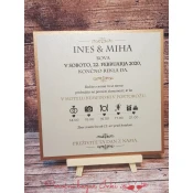 Poročna vabila VINTAGE PORVIN 103