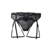 Hunkemöller Tangice Kat črna