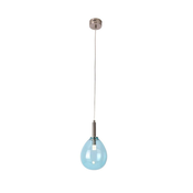 LED Lestenec na vrvici LUKKA LED/6W/230V modra