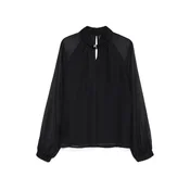 VERO MODA Bluza VMMOLLY črna